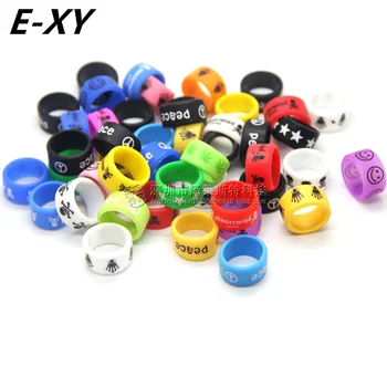 

E-XY 100Pcs silicone rubber band Non Slip protection wide vape band for electronic cigarette mechanical mod RDA RBA vaporizer