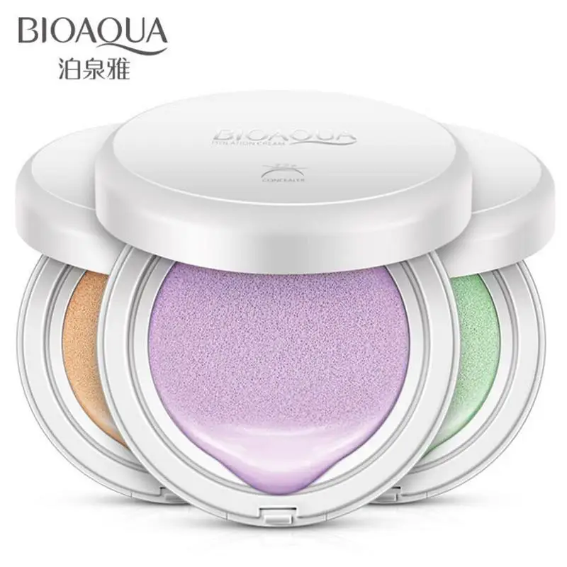BIOAQUA Air Cushion BB крем Сегрегация мороз отбеливание Компактная Основа консилер