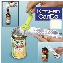 wholesale.120pcs/lot. Семь комбинация творческий открывалка для бутылок многофункциональный открывалка для бутылок консервный нож, чеснок. JA10