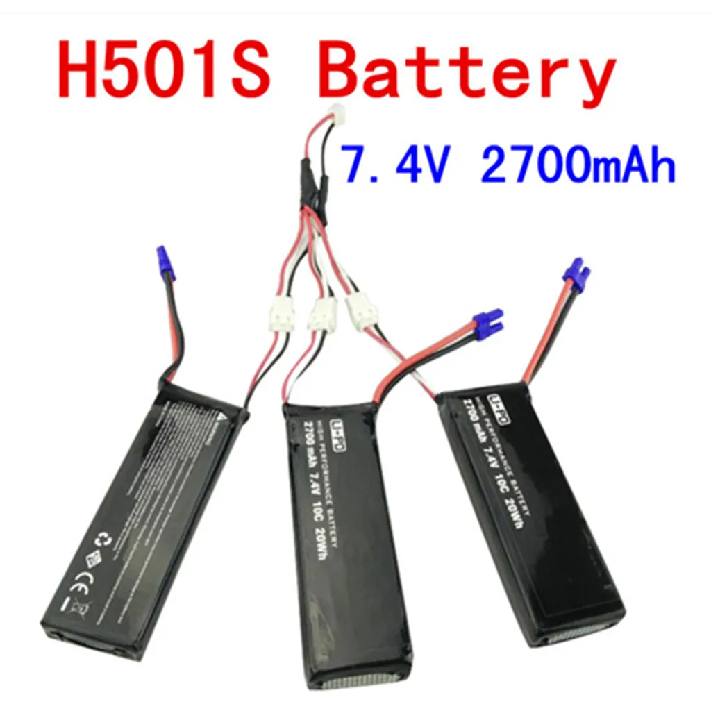 7,4 V 2700mah литиевая батарея для Hubsan H501S H501A H501M H501S pro бесщеточный четырехосевой части самолета БПЛА дистанционного управления батарея - Цвет: Battery charging cab