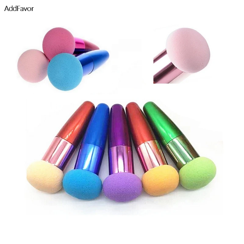AddFavor Wholesale Mushroom Powder Puff Sponge With Handle Face Blush
