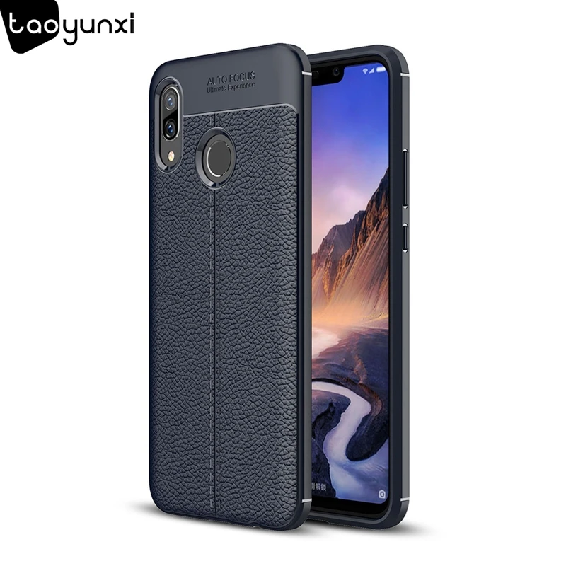 

TAOYUNXI Cases For Huawei nova 3 Nova3 Soft Covers 6.3 inch Plain Back Bags Silicone TPU Lichee pattern Housing Skins Shell
