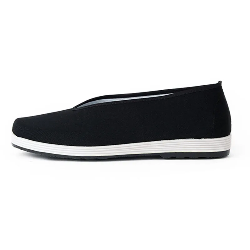 Old Beijing Chinese Traditional Shoes Youth Bruce Lee Martial Arts Kung Fu Tai Chi Taekwondo Footwear Rubber Sole Cloth Unisex (11)