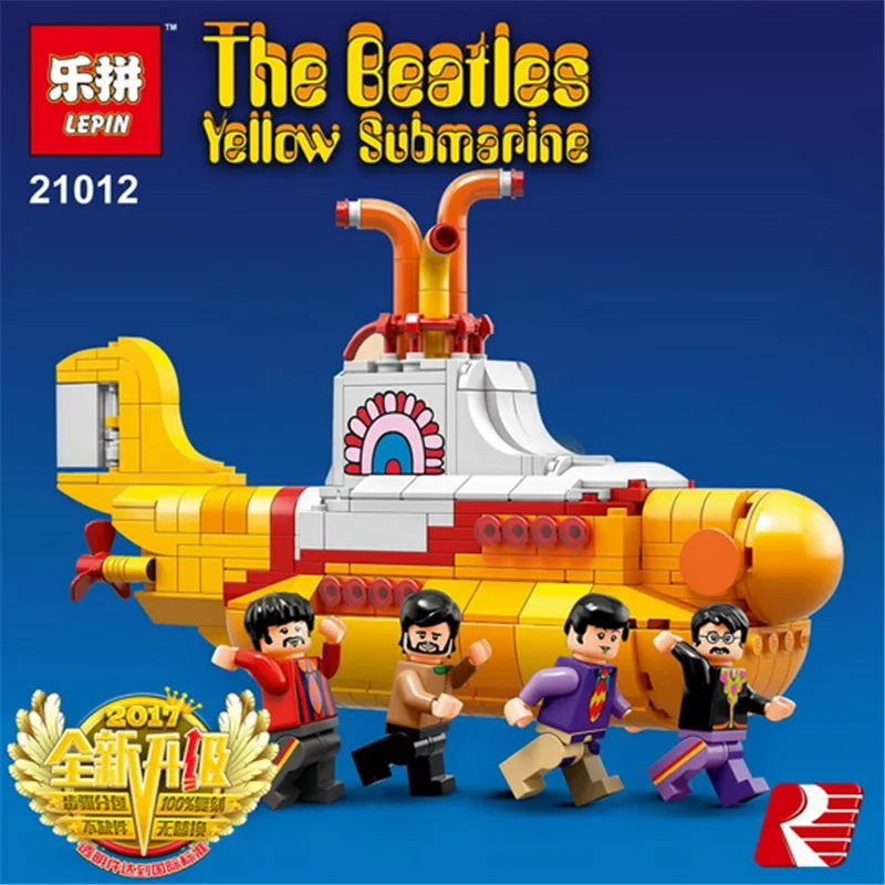 

Lepin 21012 The John Winston Lennon Paul McCartney Harrison Ringo Starr YellowNG Submarine Building Blocks Models DIY Toys gifts