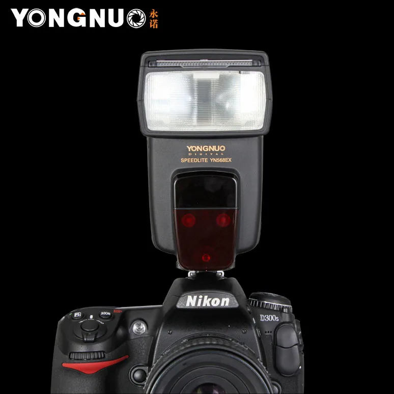 Светодиодная лампа для видеосъемки Yongnuo YN-568EX для Nikon HSS Вспышка Speedlite YN 568 D800 D700 D600 D300 D200 D7000 D90 D80 D5200 D5100 D5000 D3200 D3100 D3000