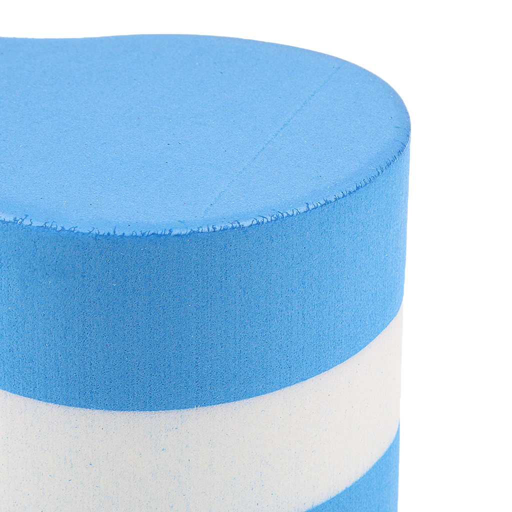 Summer Kids Adults Pool Swimming Foam Pull Buoy Float Safety Training Aid Blue White Foam Pull Buoy Kickboard Back Float 