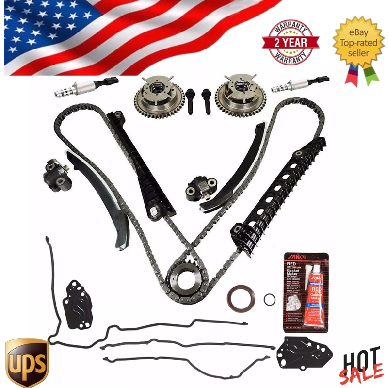 Timing Chain Kit Cam Phaser Gasket VVT Valve Gasket For Ford F150 F250