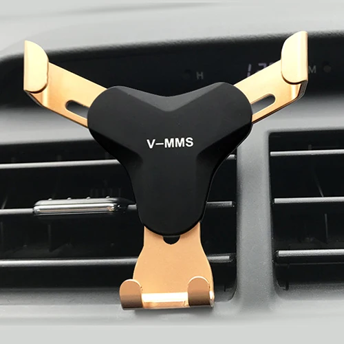 Car Air Conditioning Outlet Gravity Automatic Locking Phone Bracket 5