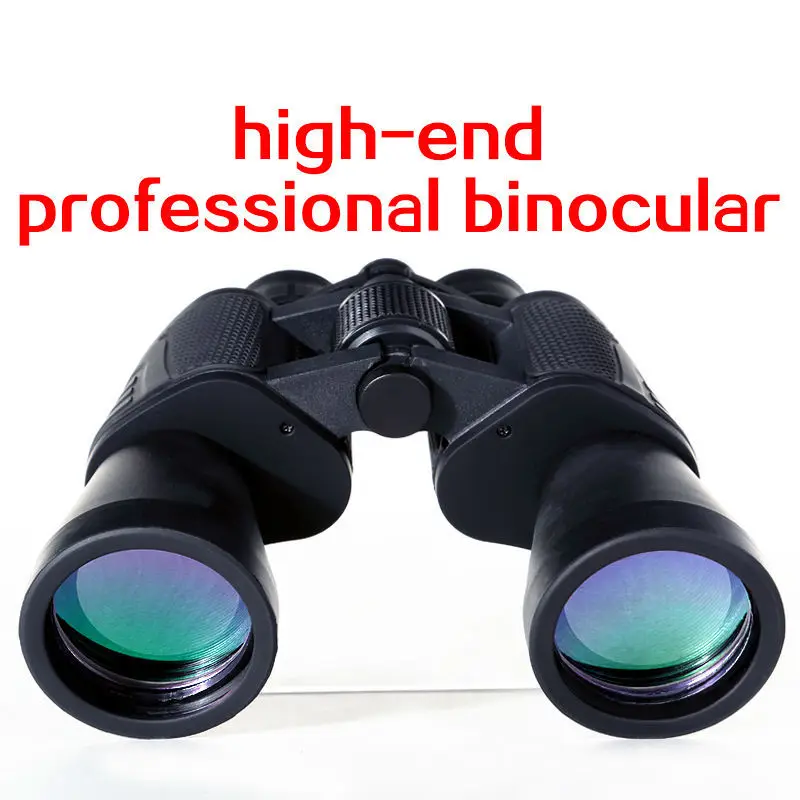 Binóculo com Ampla Bak4 com Lente com Lente 10×50 para Caça Visão Longo Alcance Ótico Profissional à Prova D’água Telescópio Esportivo Prisma Uscamel