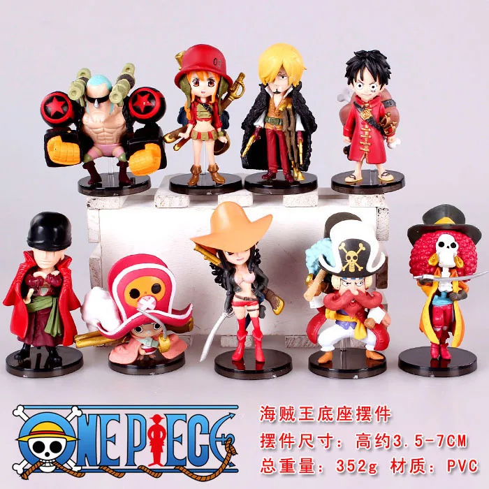 Free Shipping Anime One Piece Action Figures Cute Film Z Mini Figure Toys Dolls set of 8 OPFG188 | Игрушки и хобби