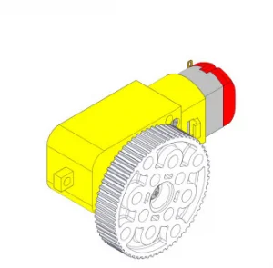 TT Geared Motor DC 6V 200RPM2