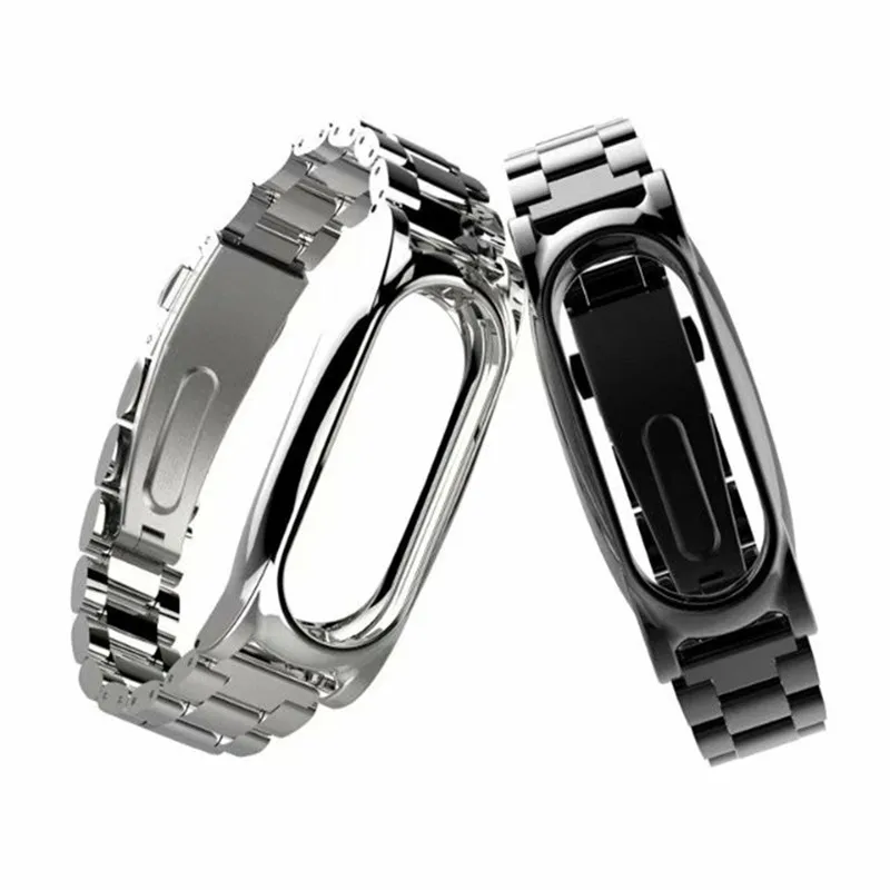 Сменный ремешок Ouhaobin для Xiaomi Mi Band 2 магнитный роскошный браслет из нержавеющей