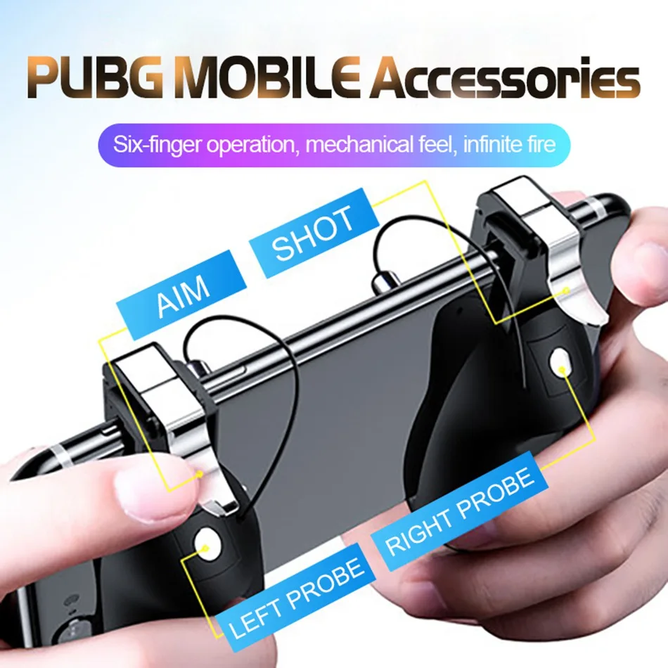 For PUBG Mobile Game Controller Gamepad Trigger