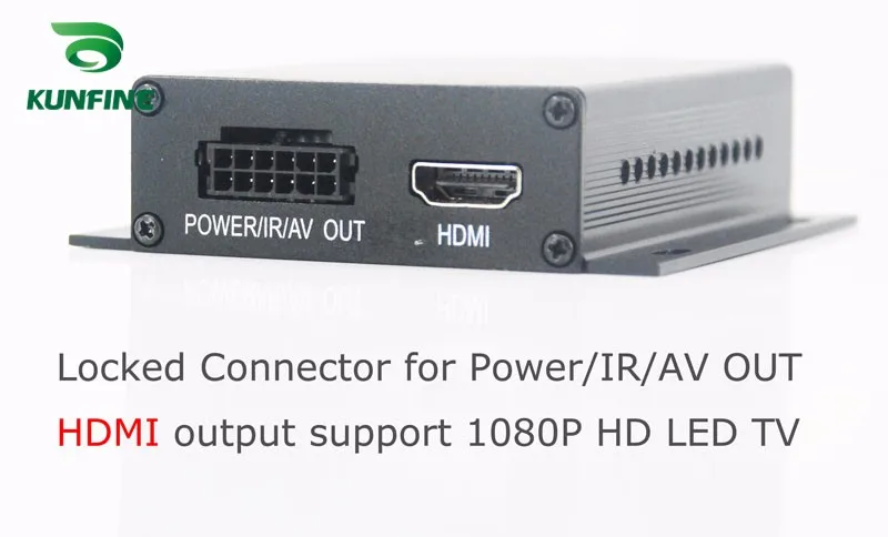 12-24V Автомобильный приемник dvb-t Box HDTV один тюнер MPEG4 MPEG2