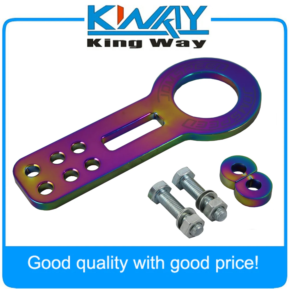 Neo كروم jdmspeed البليت هوك كيت cnc بأكسيد الألومنيوم سباق الجبهة الخلفية السحب