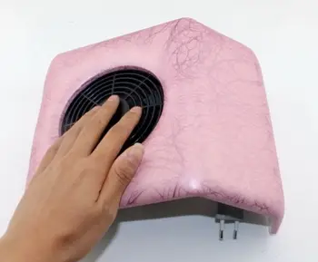 

4 Colors Nail Fan Art Dust Suction Collector Manicure Filing Acrylic UV Gel Machine Nail Dryer Art Tools Nail Dust Collector