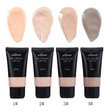 Popfeel макияжные основы Водонепроницаемый SPF 20 солнцезащитный крем отбеливающий матовая лицевая сторона жидкость цвета "нюд" основа для макияжа BB крем для макияжа