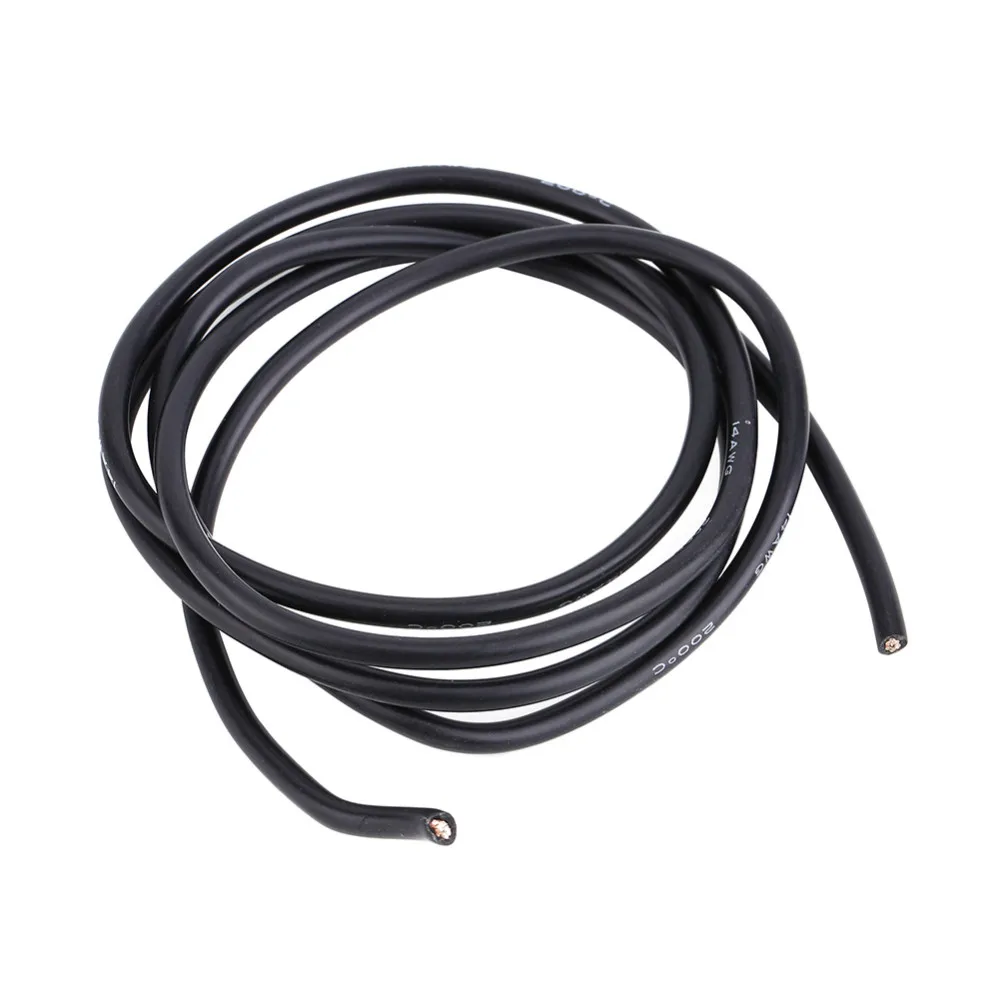 1 метр красный + м черный силиконовый провод 10AWG 12AWG 14AWG 16 AWG 18AWG 20AW 22AWG 24AWG гибкий