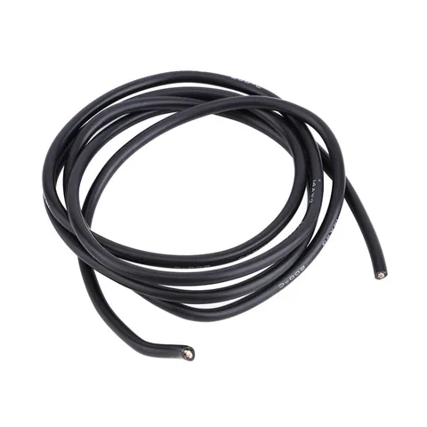 1meter Red1meter Black Color Silicon Wire 10AWG 12AWG 14AWG 16 AWG 18AWG 20AW 22AWG 24AWG Flexible Silicone Wire for RC Lip title=