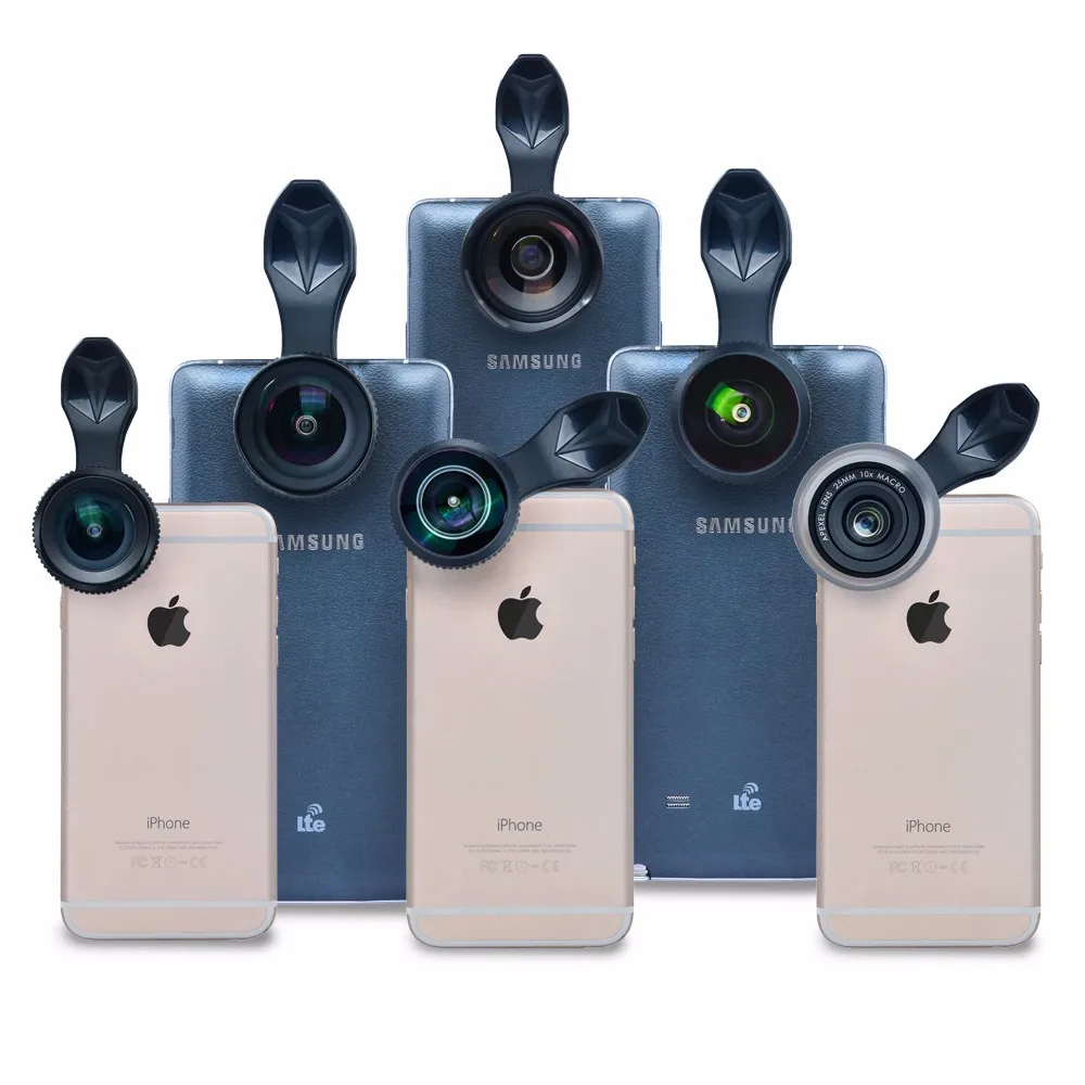 Lente para Celular de Fotografia Profissional para Iphone Lente Super Macro Apexel 6 7 8 Samsung Atacado Universal x 16 7, 8, samsung, atacado universal