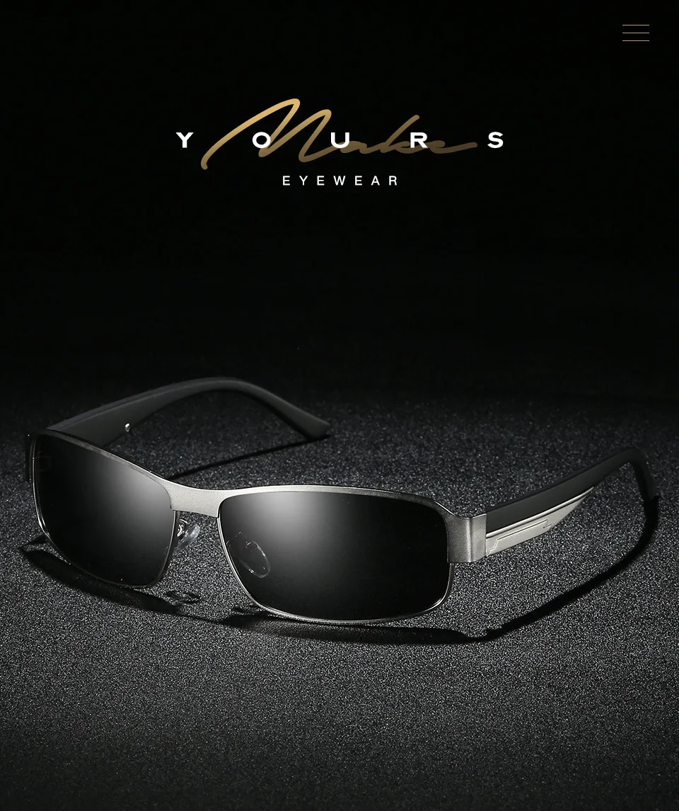 Алюминиевые солнцезащитные очки Для мужчин поляризационные 2018 Mercedes Роскошные Брендовая Дизайнерская обувь солнцезащитные очки для