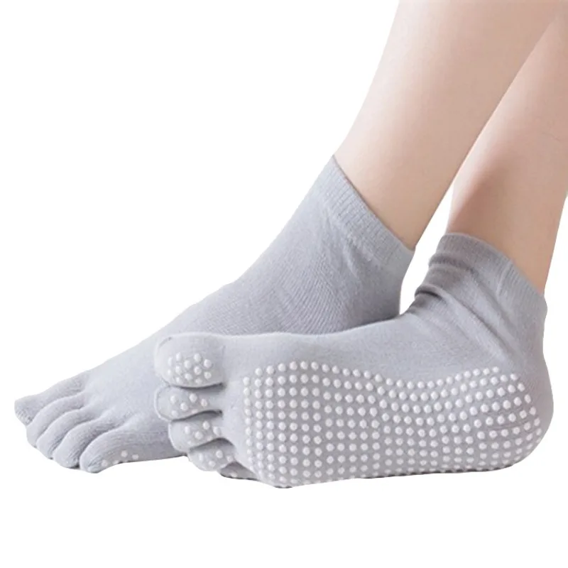 Non Slip Women Yoga Socks Gym Sport Massage Pilates Fitness Running Socks Anti-slip Sock Running Anti-slip solid Sock