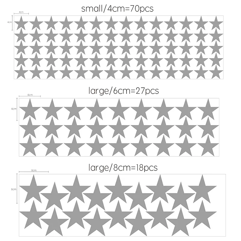 Звезды стикер на стену для детской комнаты украшение для дома детская спальня детские наклейки на стены Художественная Наклейка на стену s обои