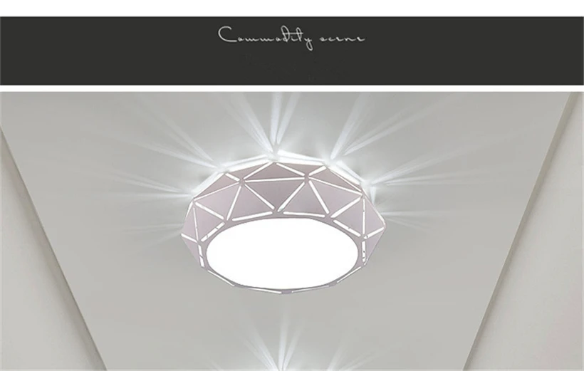 Luzes de Entrada Luz do Corredor Redonda Moderna Lanterna 5w - 1w Superfície Acrílico Incorporado Luz Varanda Simples li Ac220v Led 2 Cheap Luzes de teto