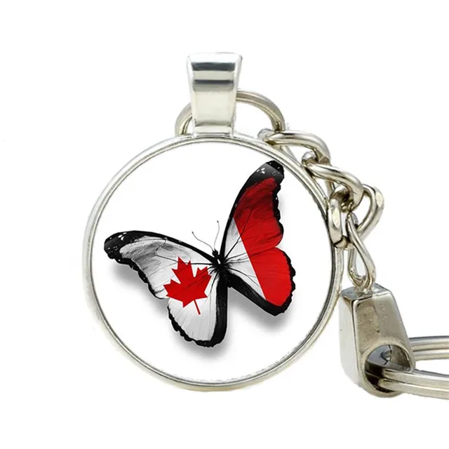 Buy Canadian Flag Logo keychain Canada Day Celebration