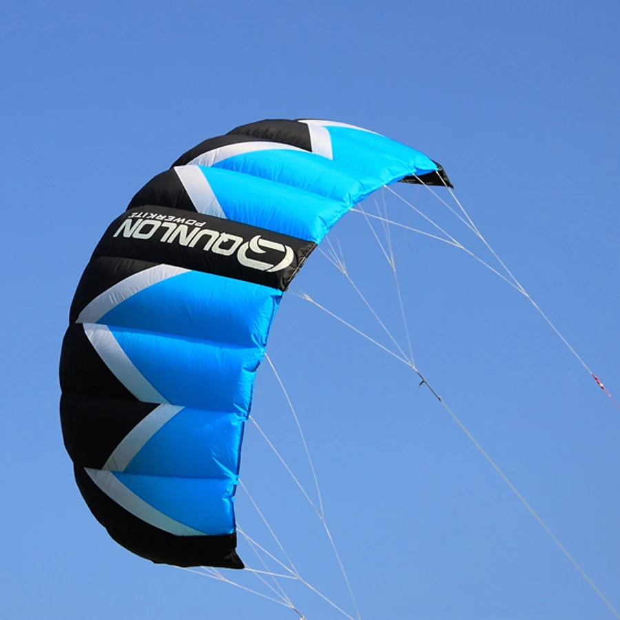Power Kite Flying Quad Line Traction Kite 2sqm Kiteboarding Kitesurfing