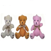 10 шт./партия 15 см мультфильм сидящий плюшевый медведь свадебный кулон плюшевые детские игрушки продвижение подарок