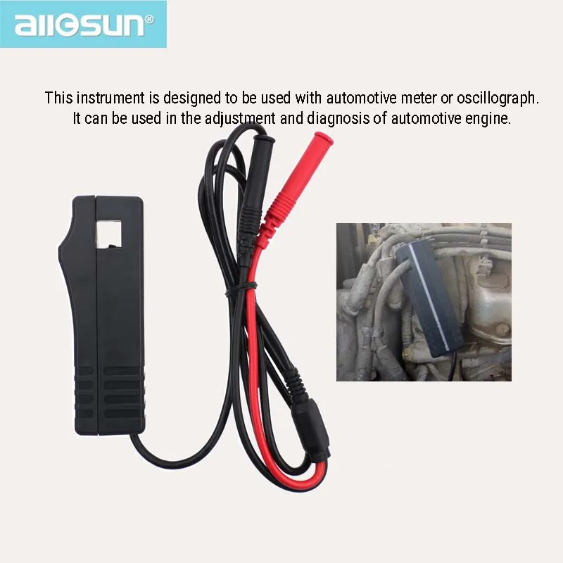 allsun Replacement Pro Inductive Pickup Lead Work with multimeter Automotive Accessory Parts 