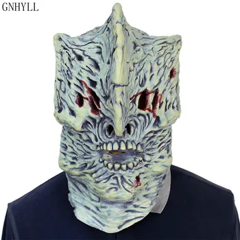

Halloween Horror Mask Adult Hell night fork Monster Mask Latex Costume Party Full Head Cosplay Mask Masquerade Propsuerade Prop
