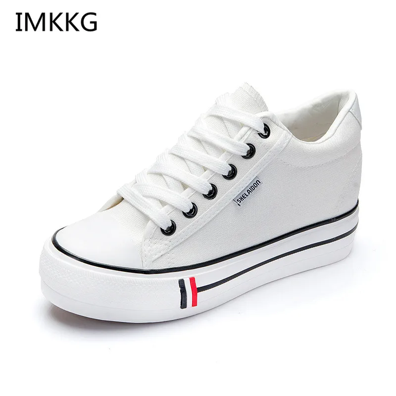 

2018 New Women Casual Shoes Height Increasing Breathable Women Walking Flats Trainers Shoes Autumn Platform Dropshipping Q274