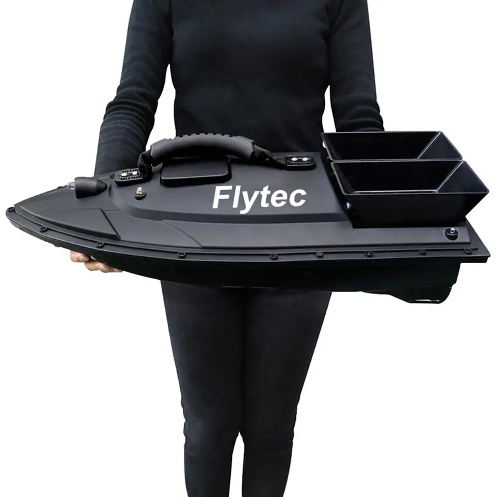 Flytec 2011-5 RC приманка лодка игрушки рыболовный инструмент умная рыболовная приманка RC лодка набор версия дистанционного управления водные игрушки лодка черный/зеленый