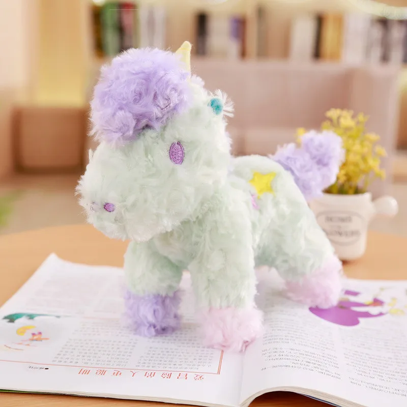 Miaoowa 1pc 23cm Kawaii Colorful Unicorn Plush Toys Stuffed Soft Animal Doll Lying&Standing Unicorn Lovely Kids Toy Cute Gift Miaoowa 1pc 23cm Kawaii Colorful Unicorn Plush Toys Stuffed Soft Animal Doll Lying&Standing Unicorn Lovely Kids Toy Cute Gift