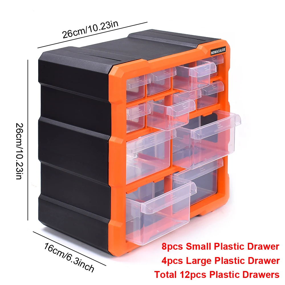 Newacalox Tool Organizers 2 22pc Drawer Tool Box Wall Mount