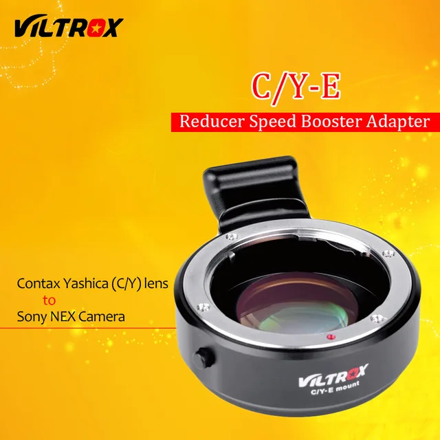 

Viltrox C/Y-E Focal Reducer Speed Booster Adapter for Contax Yashica C/Y Lens to Sony E NEX A7 II A7R A7S A6300 A6000 NEX-7/6