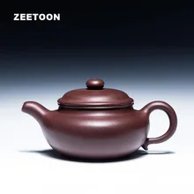 260cc Аутентичные Исин Чай горшок мастер ручной работы Китай здоровья фиолетовый глина кунг-фу Чай набор антикварных Чай горшок fanggu Zisha клык гу горшок