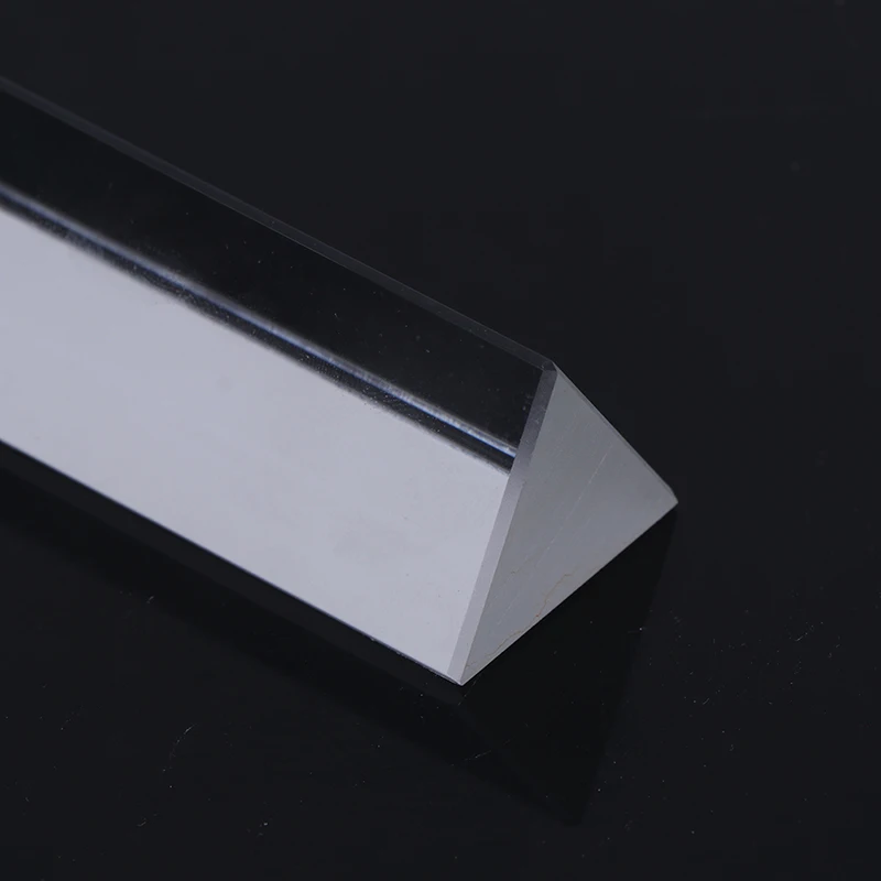 

Mini Prism K9 Crystal Optical Glass Triple Triangular Prism Refractor Physics Experiment Educational Tools 3*3*3*15cm Wholesale