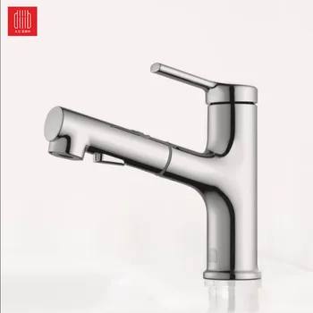 

Youpin DABAI Bathroom Basin Sink Faucet w/ Pull Out Rinser Sprayer Gargle Brushing 2 Mode Mixer Tap Cold & Hot Bathtub Faucet