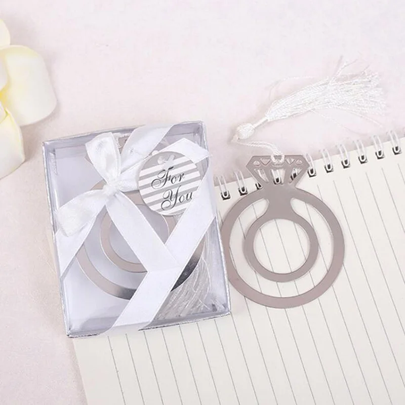 

Creative Practical Boxed Stainless Steel Ring Bookmarks Small Gift Party Birthday Gift Souvenir