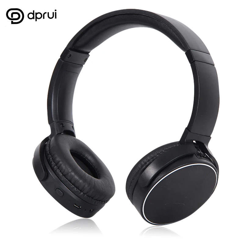 DPRUI Bluetooth наушники с микрофоном беспроводная гарнитура стерео складные