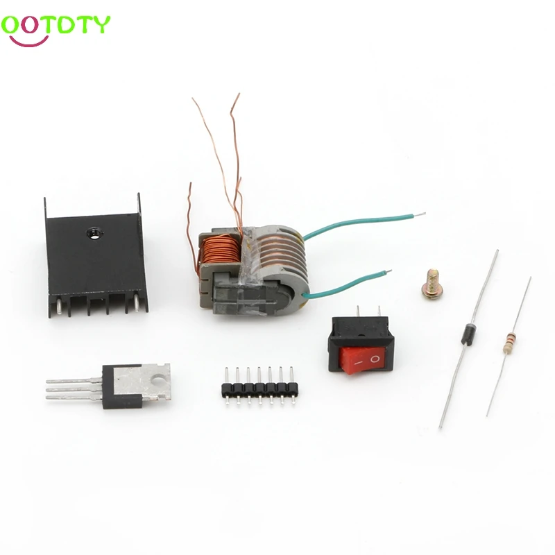 DIY Kit DC высоковольтный генератор инвертор электрический воспламенитель 15KV 18650 батарея 828 акция
