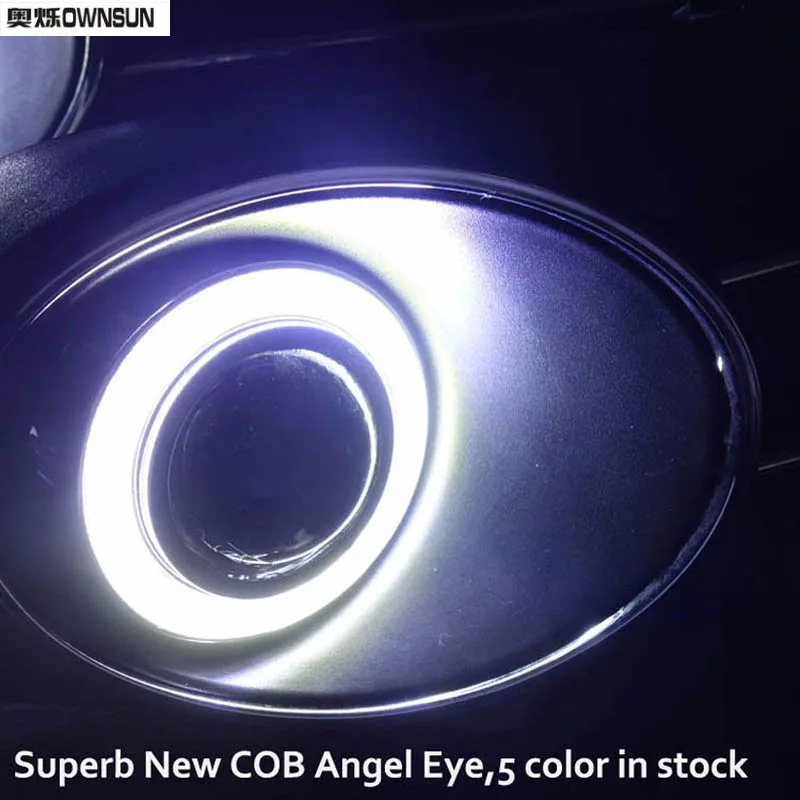 Ownsun Innovative Super COB Fog Light Smart Angel Eye Type for Volkswagen Jetta Bora