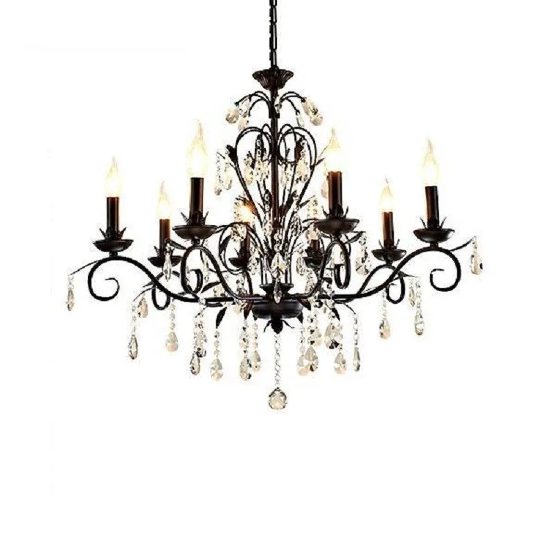 

Para Sala De Jantar Lampade A Sospensione Moderne Design Crystal Suspension Luminaire Loft Hanging Lamp Luminaria Pendant Light