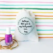 На заказ вы будете моей подружкой невесты? Подарок на свадьбу сумки Bachelorette Hangover набор выживания прием гостей в доме невесты мешки для конфет