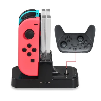 

Switch colorful charging base Stand Station For Nintendo Switch Joy-Con handle and Pro Controller Gamepad Charger