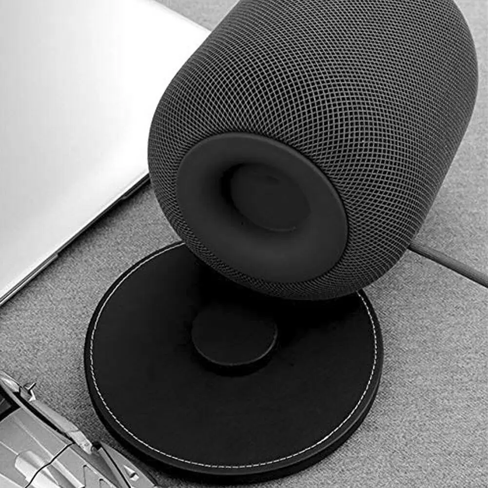 

Wireless Bluetooth Speaker Round Anti-skid Base Protection Pad Black Homepod Stereo