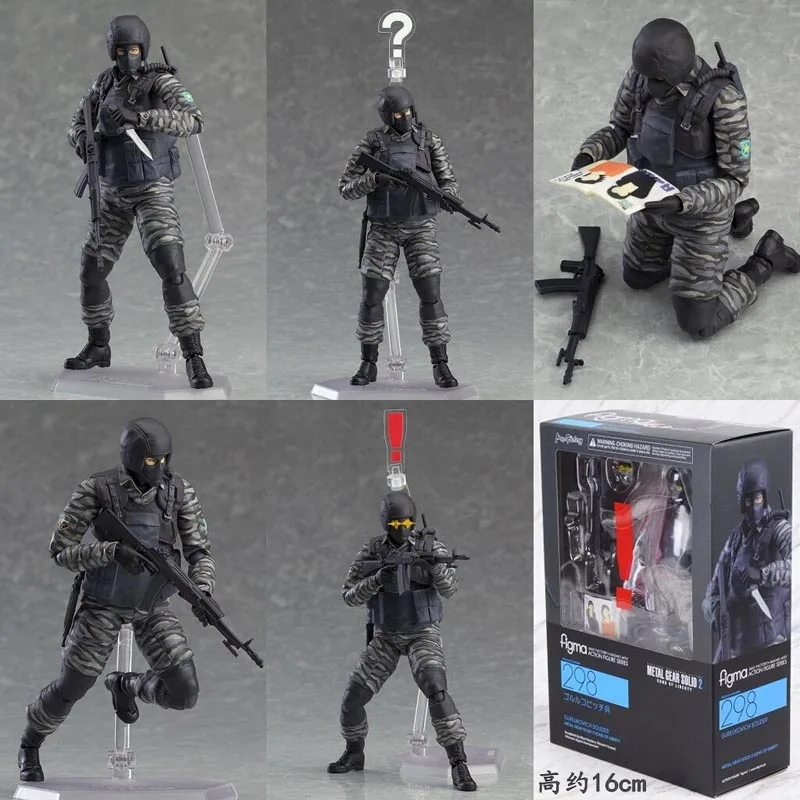 Figma 298 Metal Gear Solid Sons Of Liberty Soldier Pvc Action Figure  Collectible For Kids Toys Gifts Brinquedos Action Figures AliExpress